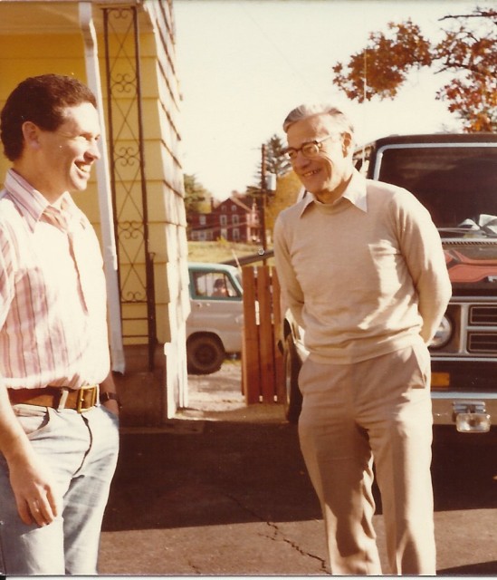 Boris Weisfeiler with Armand Borel, Princeton, NJ, 1980