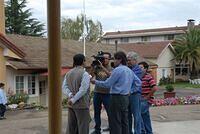 2007. Interviews in CD with the local reporters.