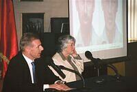 2006. The U.S. Amb. to Chile, Craig Kelly, and Mrs. Olga Weisfeiler held a joint-press conference at the US Embassy in Santiago, Chile..