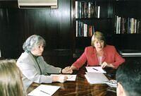 2002. Michelle Bachelet, then Minister of Defense under former President Ricardo Lagos, was briefed on the Weisfeiler disappearance case.
