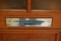 Santiago, Chile. The Supreme Court. Office of the Court of the Appeals' judge Jorge Zepeda.