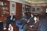 2007. Meeting with the U.S. Ambassador, Craig Kelly, and other officers of the U.S. embassy.