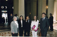 2002. Santiago, Chile. The Supreme Court: a group of Chilean and U.S.  Human Rights lawyers representing the Weisfeiler case.